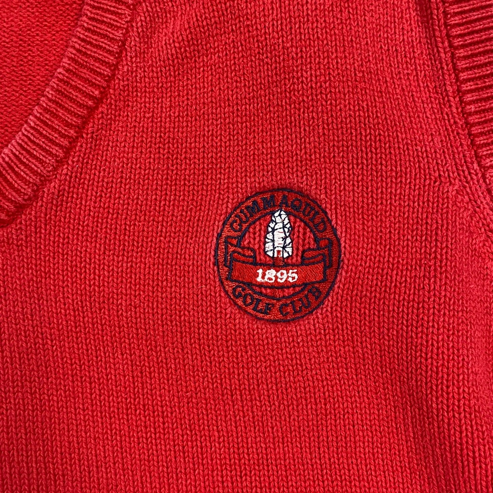 Vintage LA Mode golf red sweater vest - Picture 3 of 5